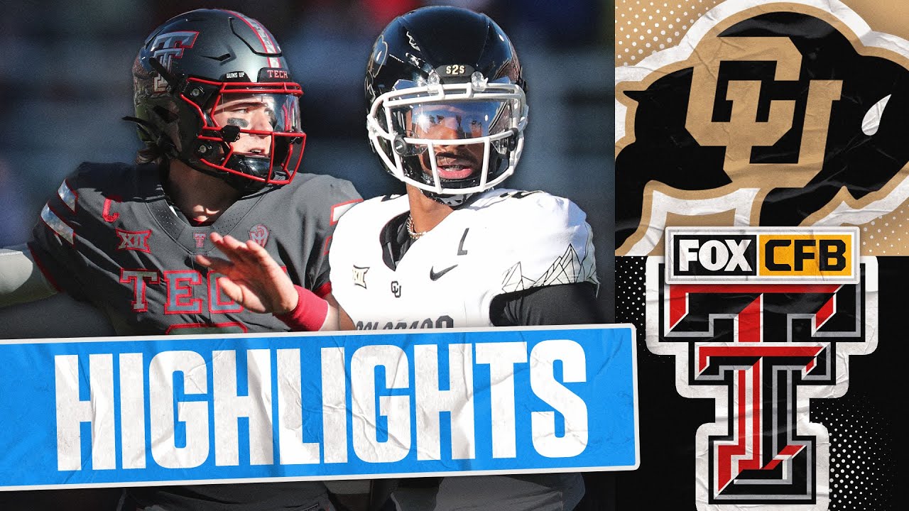 No. 20 Colorado Buffaloes vs. Texas Tech Red Raiders Highlights | FOX College Football - YouTube