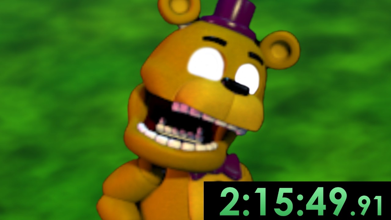 I Tried 157% Speedrunning FNAF World - YouTube