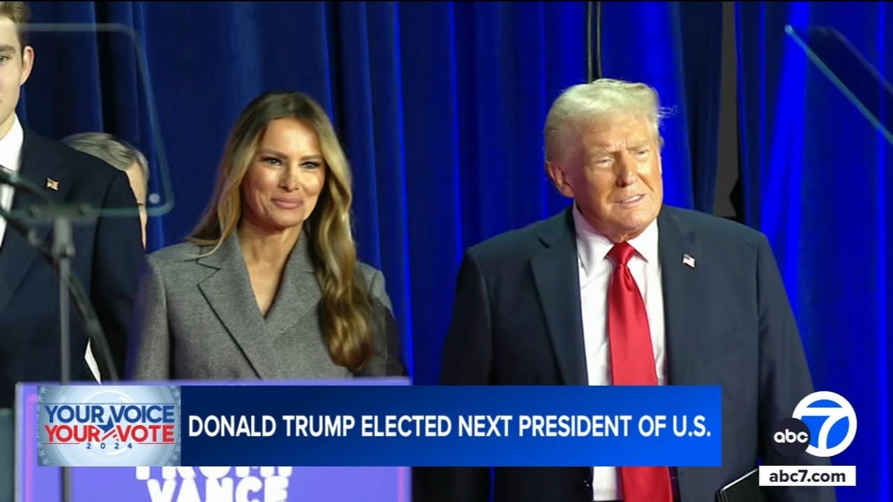 Donald Trump elected next U.S. president - YouTube