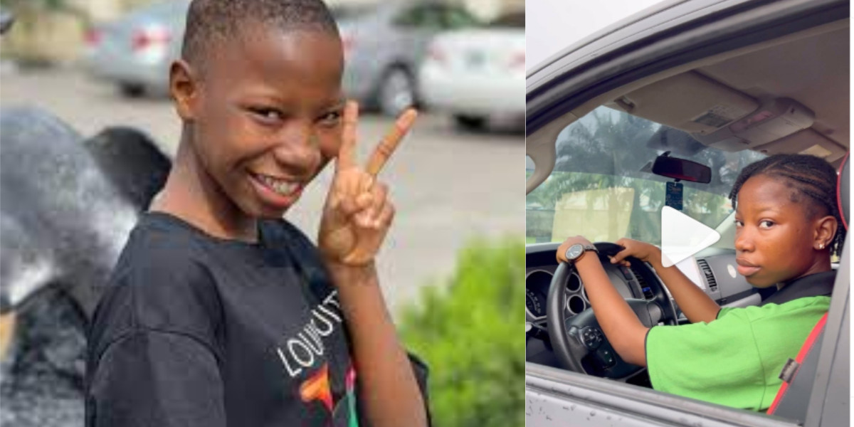 "Isn't That the Little Girl from Yesterday?" Emmanuella Impresses Fans by Driving a Truck in a Viral Vide